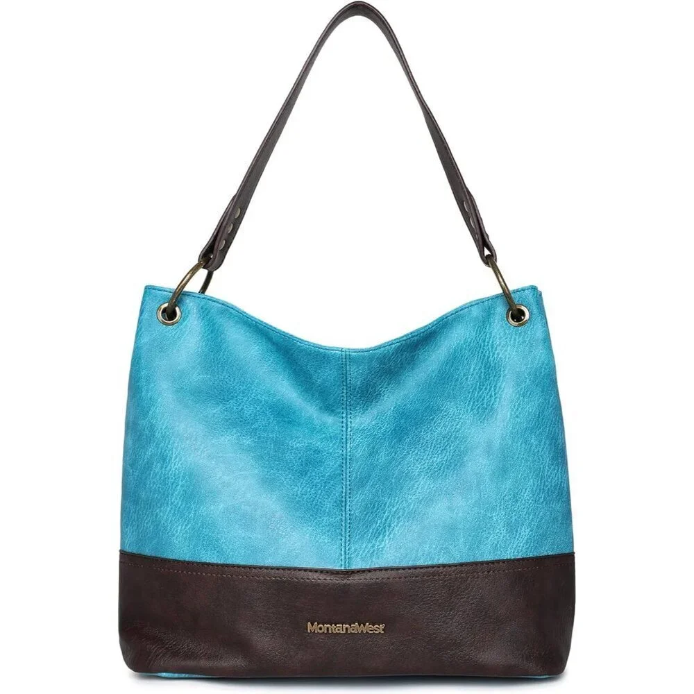 Hobo Bag for Ladies Shoulder Handbags with Back Pocket | Purses, with Zipper, Pu